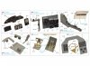 Quinta Studio QD48266 He 111H-3/H-6 3D-Printed & coloured Interior on decal paper ( ICM ) 1/48